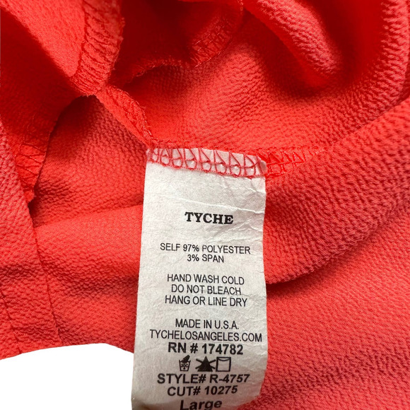 Women's Strapless Coral Jumpsuit - Picture 3 of 4